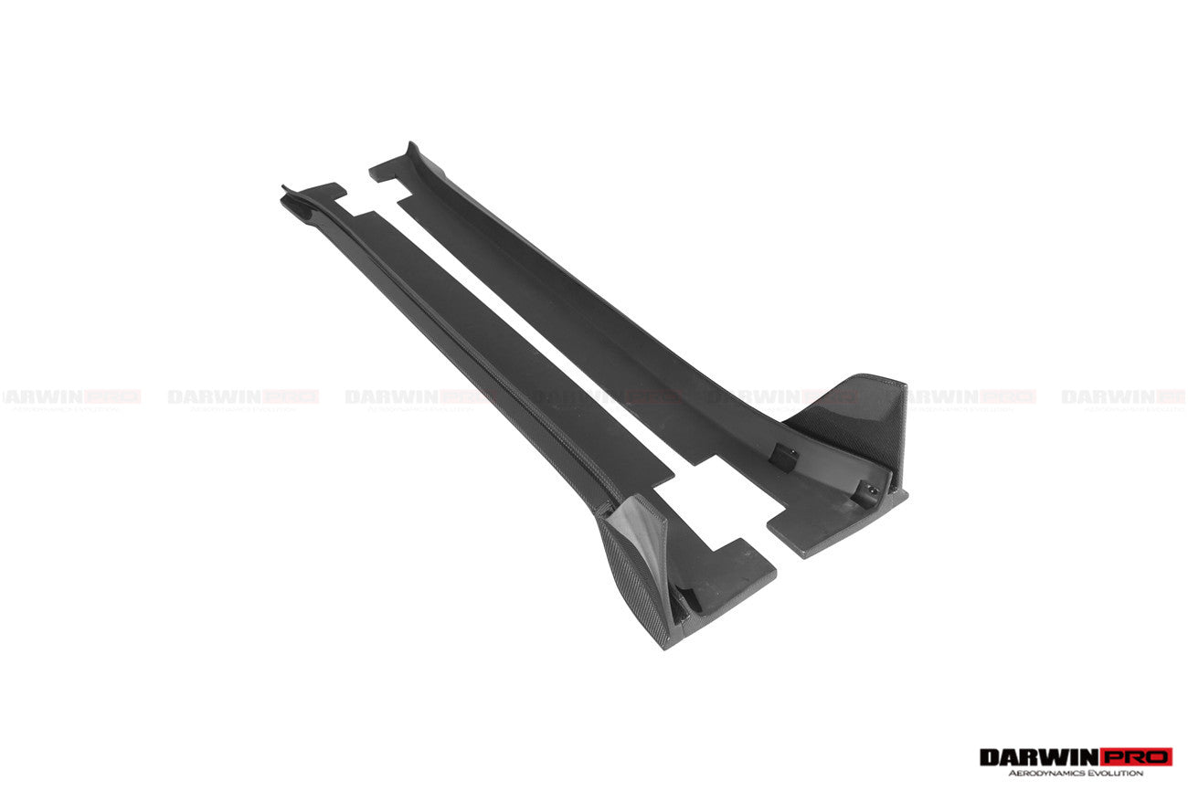 Porsche 911 992 Carrera Targa Cabriolet BKSSII Style Carbon Fiber Side Skirts 2019-2024