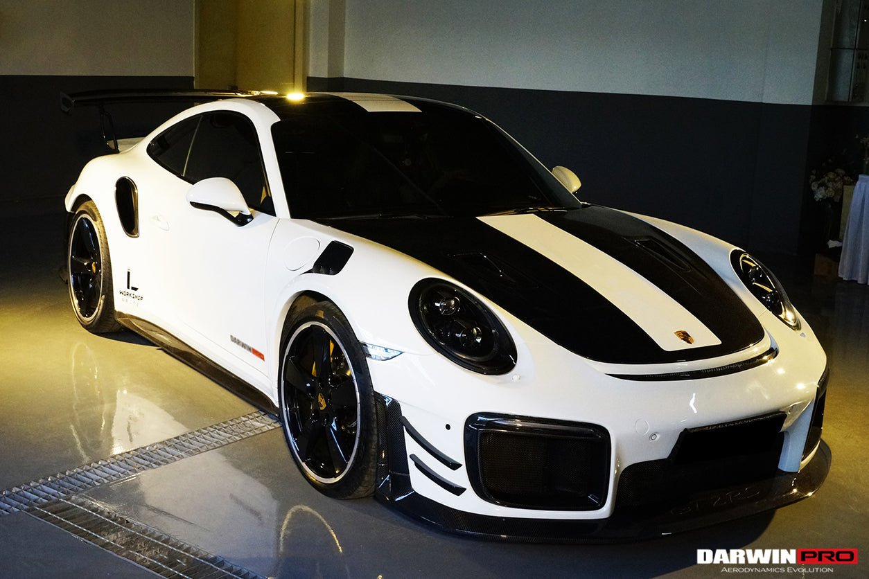 2013-2019 Porsche 991 Turbo S OEM Style Carbon Fiber Quarter Panel Side Scoops - DarwinPRO Aerodynamics