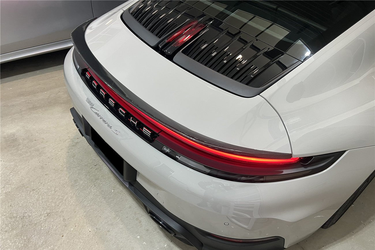 DarwinPRO 2019-UP Porsche 992.2 Facelift Carrera S 4 4S Targa Cabriolet BKSS Style Trunk Spoiler Wing - DarwinPRO Aerodynamics
