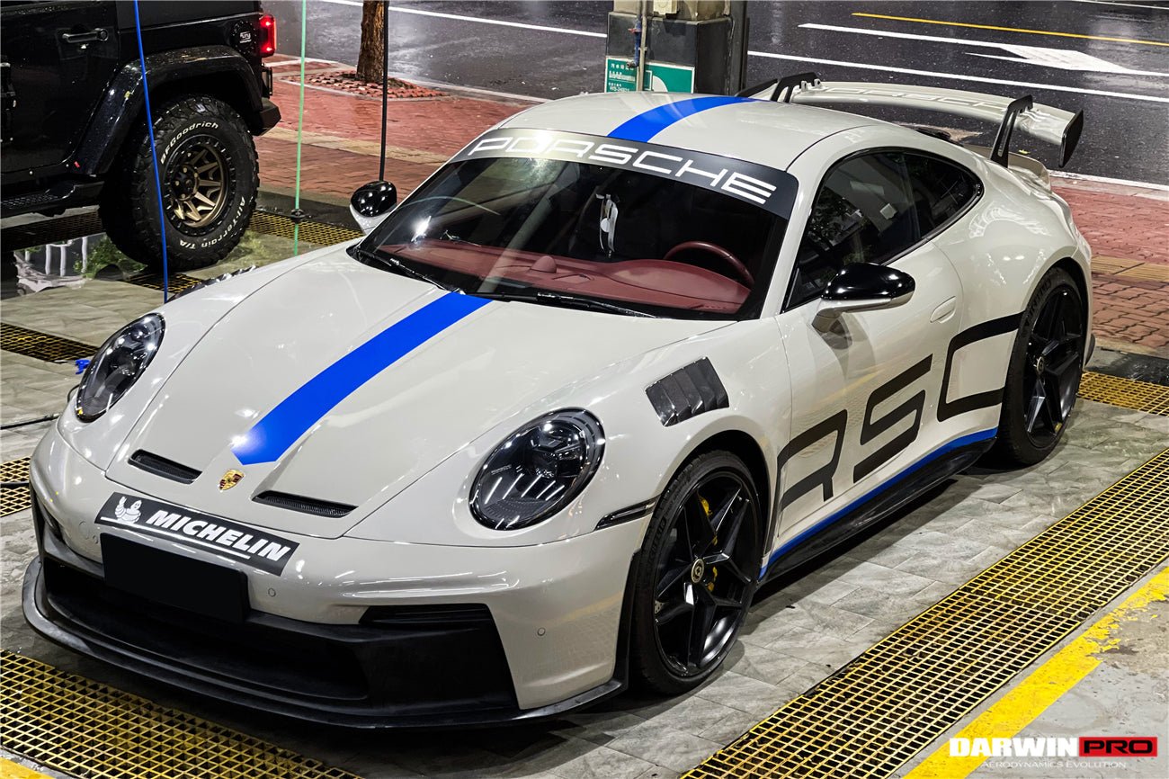 DarwinPRO 2019-2024 Porsche 911 992 Carrera & S & 4 & 4S & Targa & Cabriolet GT3 Style Front Bumper - DarwinPRO Aerodynamics