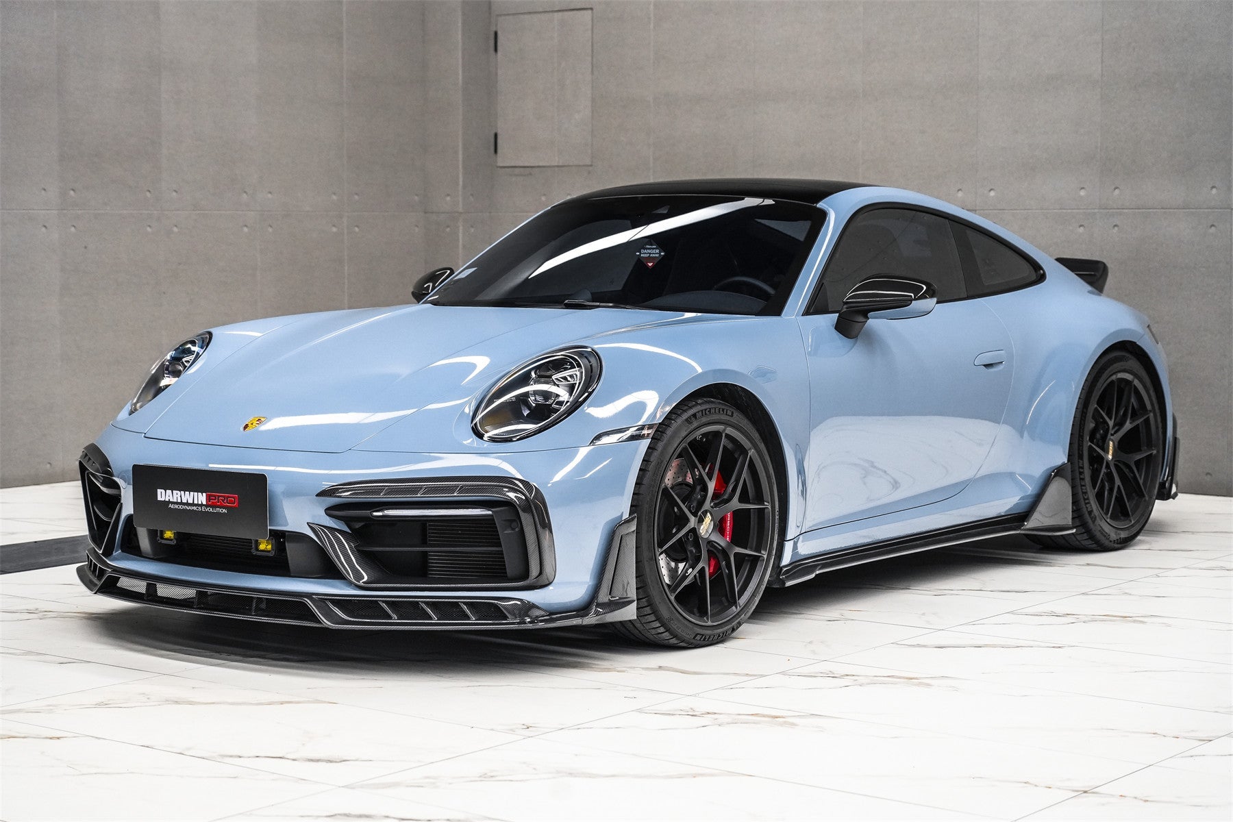 2019 - 2024 Porsche 911 992 Carrera & S & 4 & 4S & Targa & Cabriolet BKSSII Style Side Skirts