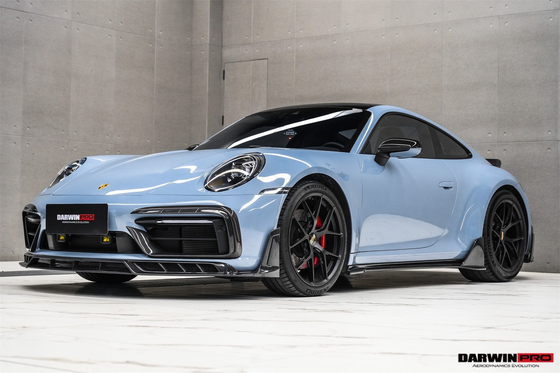 2019 - 2024 Porsche 911 992 Carrera & S & 4 & 4S & Targa & Cabriolet BKSSII Style Side Skirts