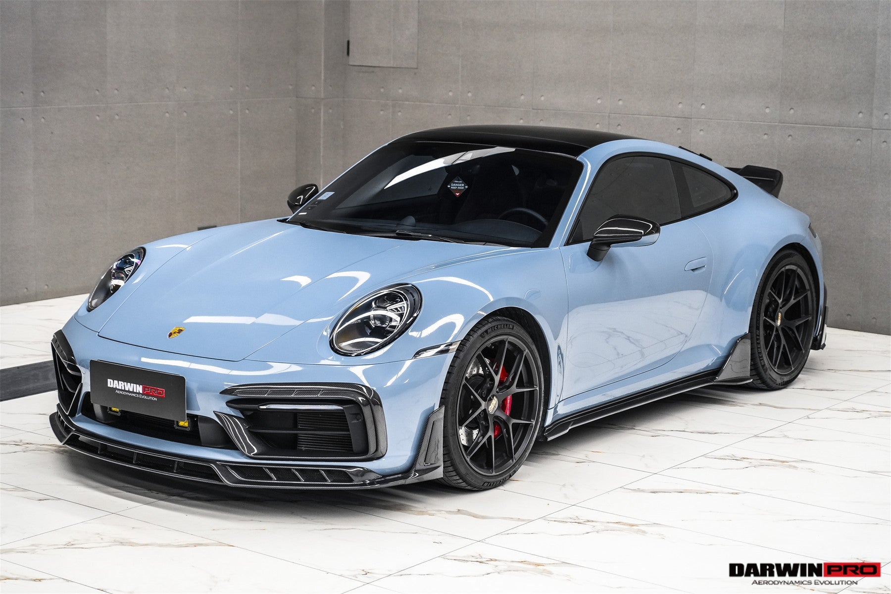 2019 - 2024 Porsche 911 992 Carrera & S & 4 & 4S & Targa & Cabriolet BKSSII Style Side Skirts