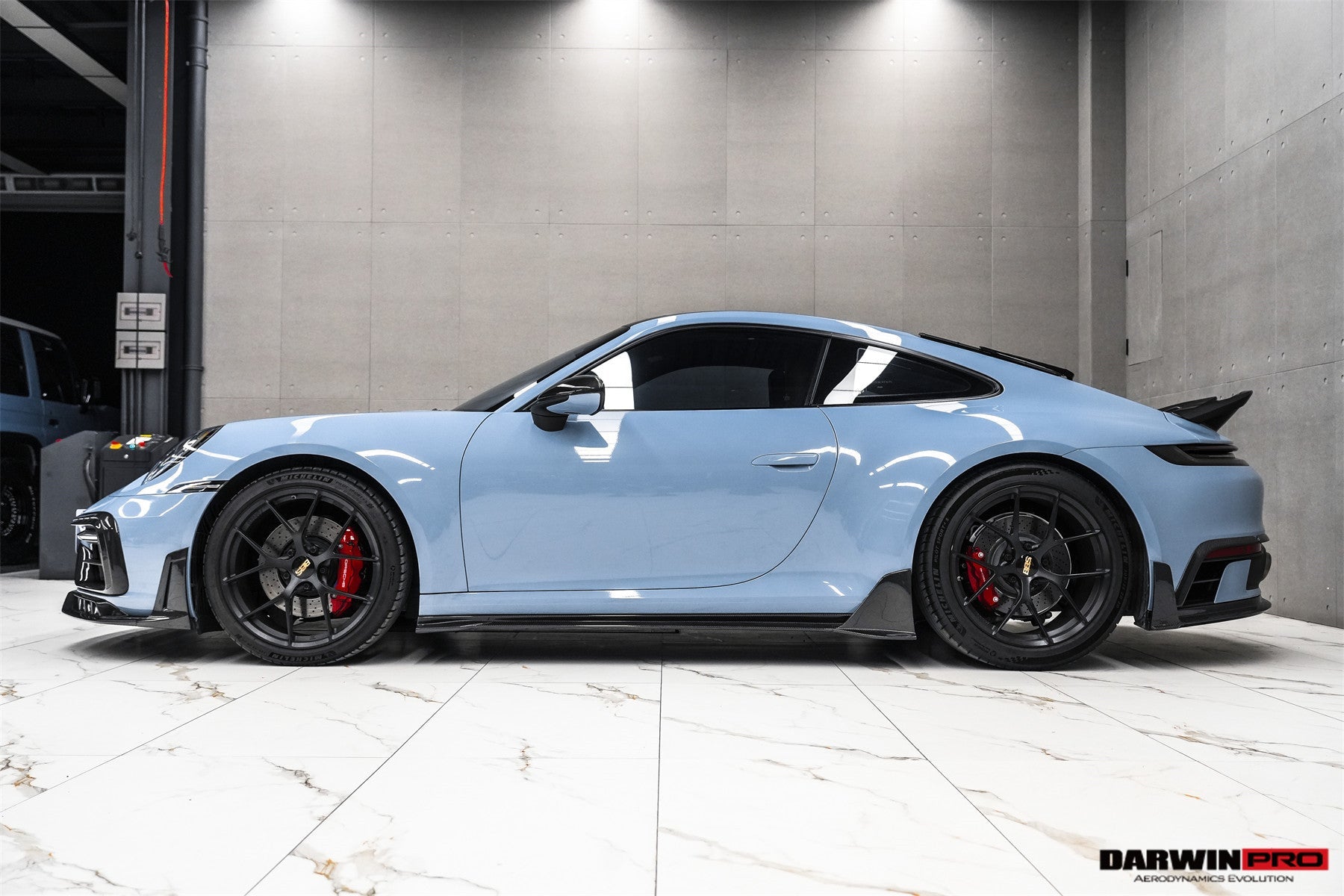 2019 - 2024 Porsche 911 992 Carrera & S & 4 & 4S & Targa & Cabriolet BKSSII Style Side Skirts