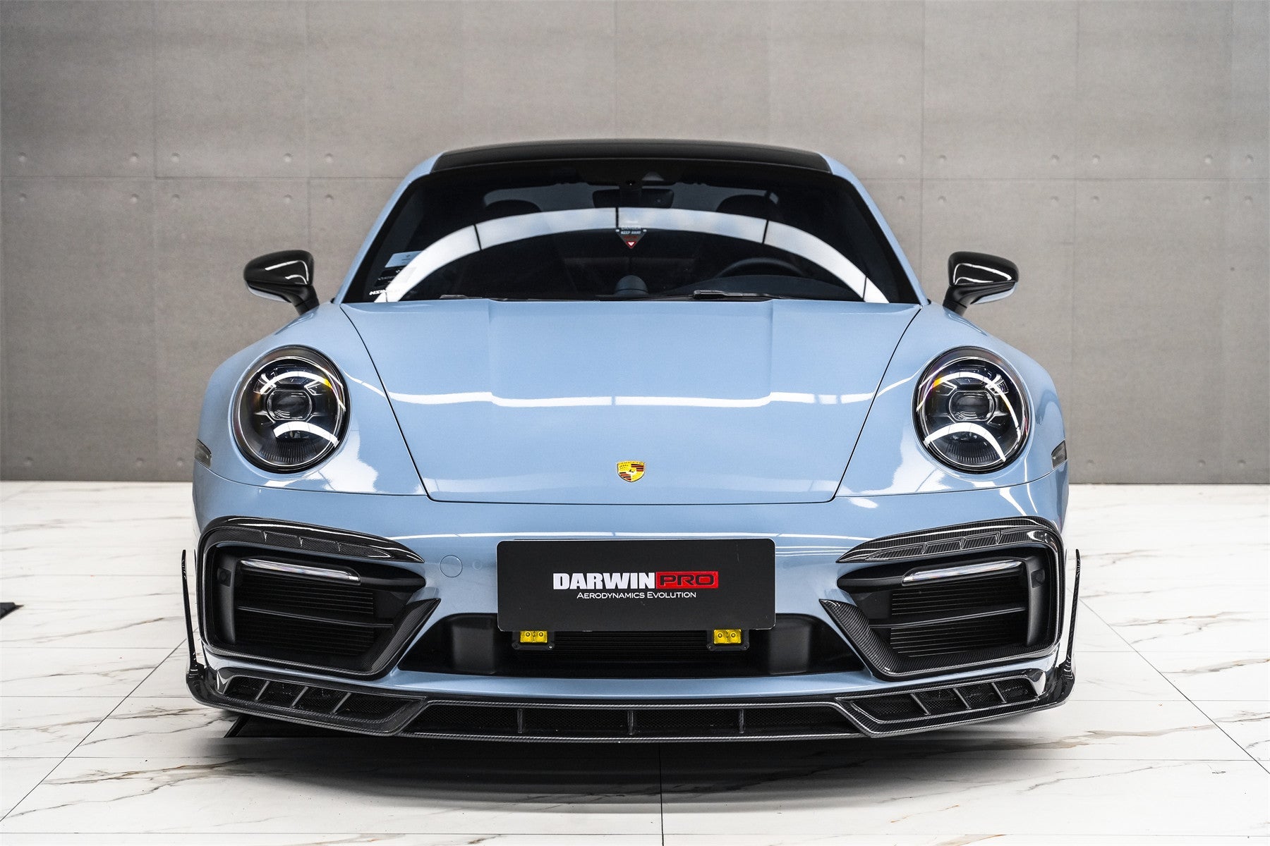2019 - 2024 Porsche 911 992 Carrera & 4 & 4S & Targa & Cabriolet SD-Sport Design Model BKSSII Style Front Bumper Lip Splitter