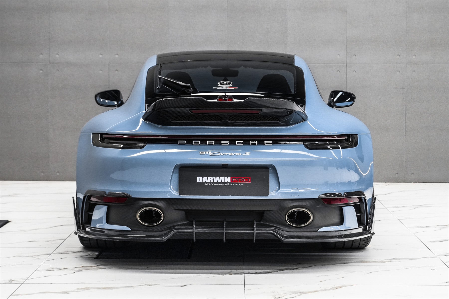 2019 - 2024 Porsche 911 992 Carrera & 4 & 4S & Targa & Cabriolet SD-Sport Design Model BKSSII Style Rear Lip