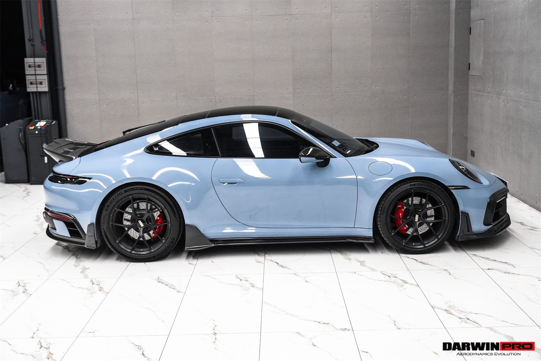 2019 - 2024 Porsche 911 992 Carrera & S & 4 & 4S & Targa & Cabriolet BKSSII Style Side Skirts