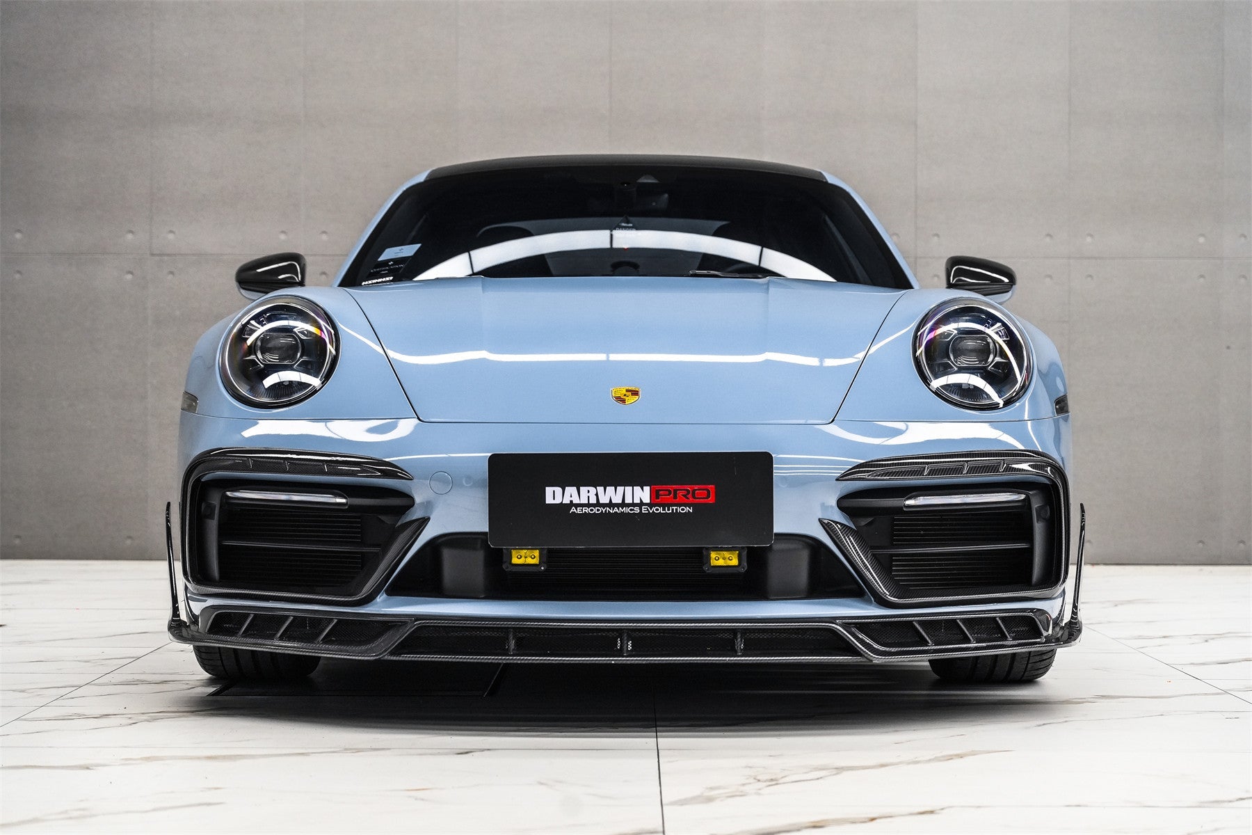 2019 - 2024 Porsche 911 992 Carrera & 4 & 4S & Targa & Cabriolet SD-Sport Design Model BKSSII Style Front Bumper Lip Splitter