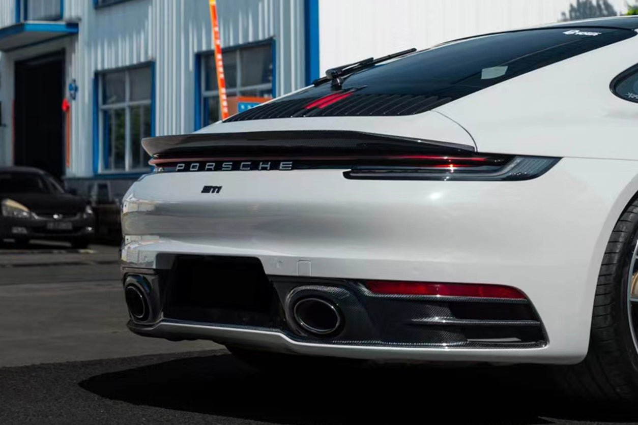 DarwinPRO 2019-2024 Porsche 911 992 Carrera S & 4 & 4S & Targa & Cabriolet OE Style Rear Diffuser - DarwinPRO Aerodynamics