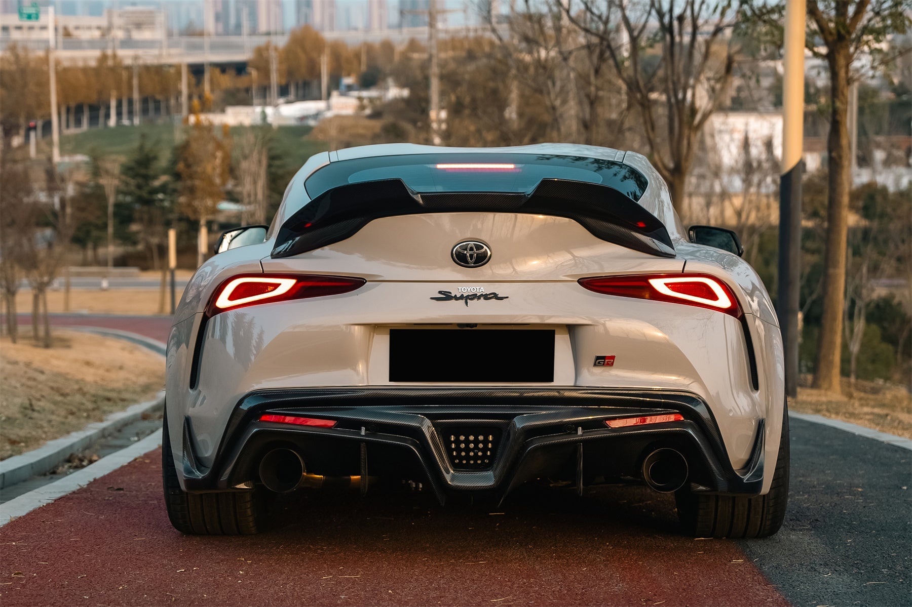 2019 - 2025 Toyota GR Supra (J29 & DB) A90 A91 BKSS2 Style Carbon Fiber Trunk Spoiler
