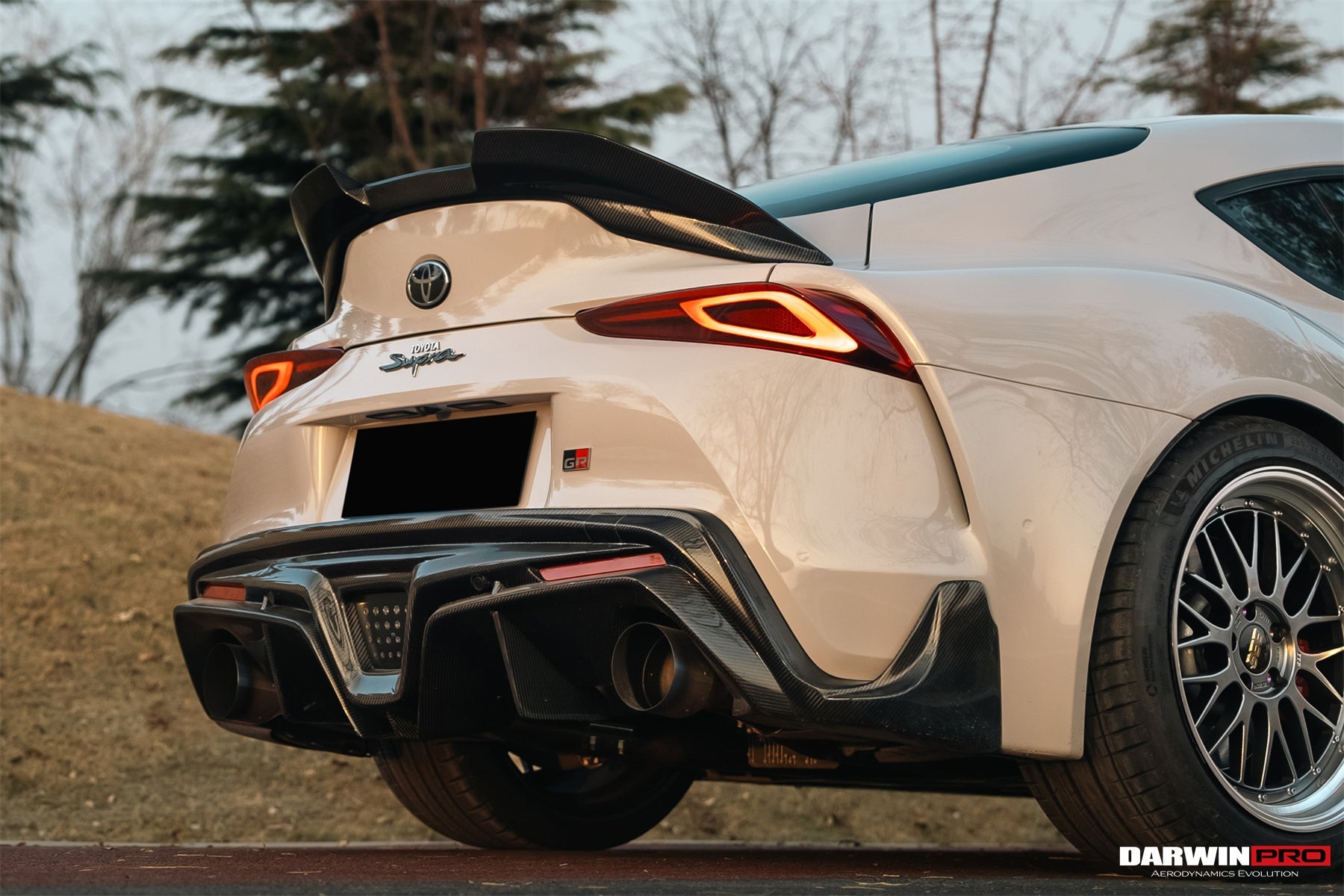 2019 - 2025 Toyota GR Supra (J29 & DB) A90 A91 BKSS2 Style Carbon Fiber Trunk Spoiler