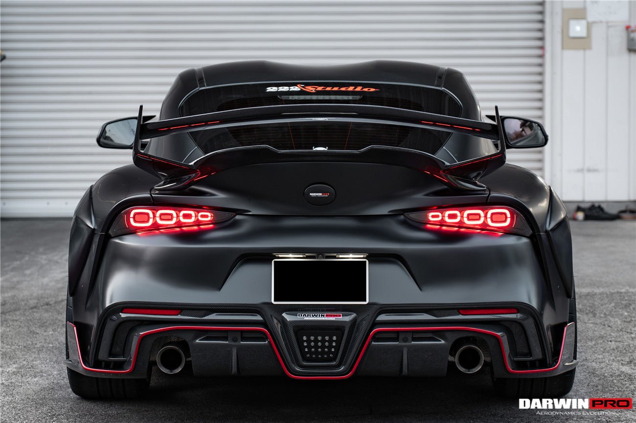 Toyota GR Supra A90/A91 BKSS Style Partial Carbon Fiber Rear Bumper 2019+