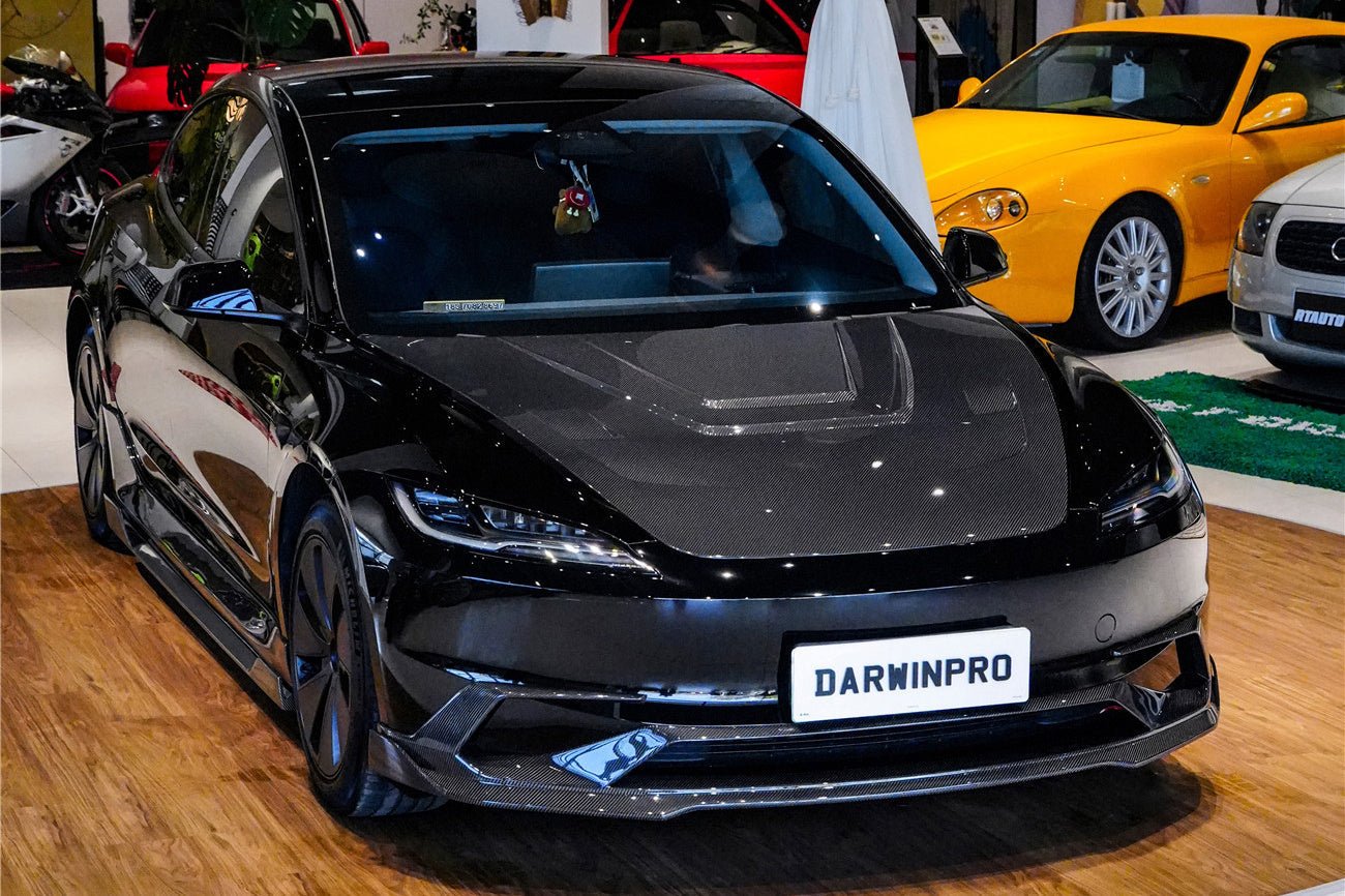 Tesla Model 3 Highland IMP Design Carbon Fiber Hood 2024-2026