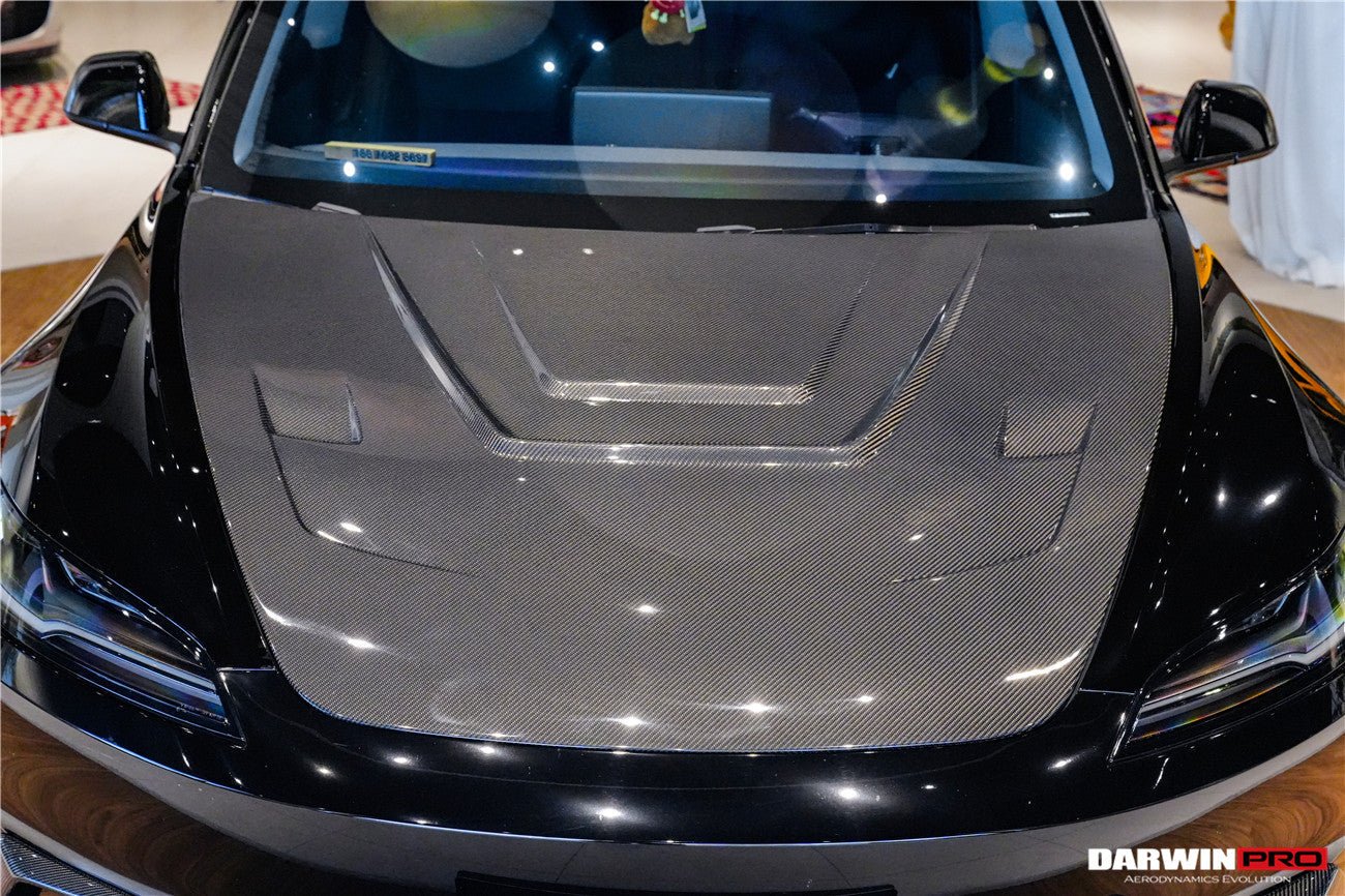 Tesla Model 3 Highland IMP Design Carbon Fiber Hood 2024-2026