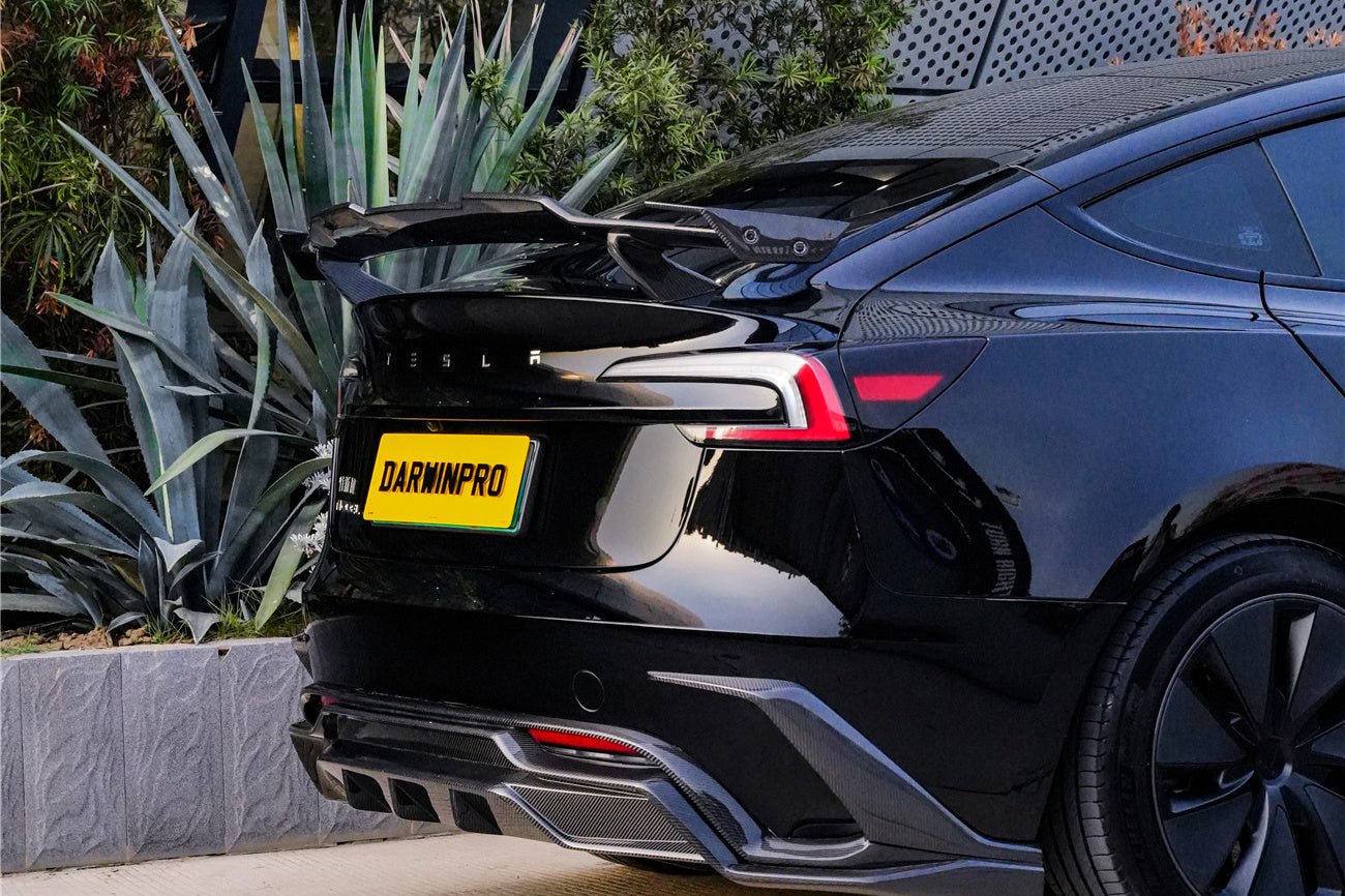 DarwinPRO 2024-2026 Tesla Model 3 Highland RWD AWD iMP Design Carbon Fiber IMP Design Wing - DarwinPRO Aerodynamics