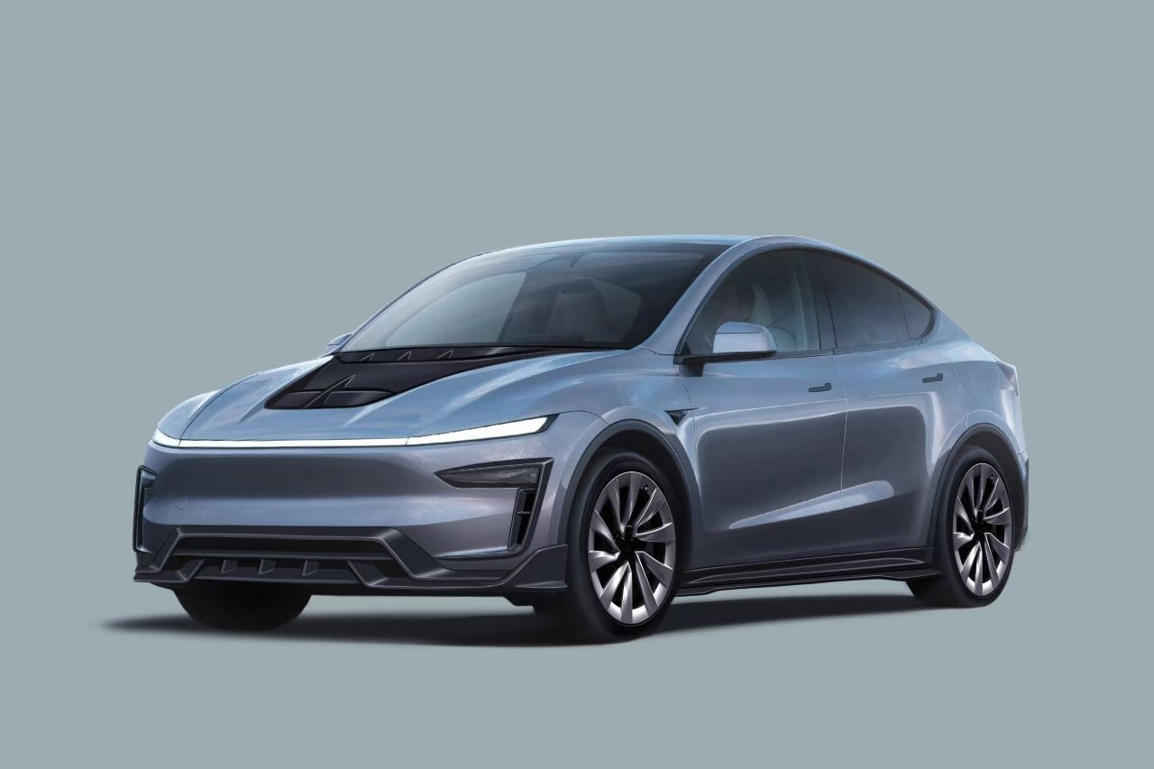 Tesla Model Y Refresh OX Style Autoclave Carbon Fiber Daytime Running Light Covers 2025-Up