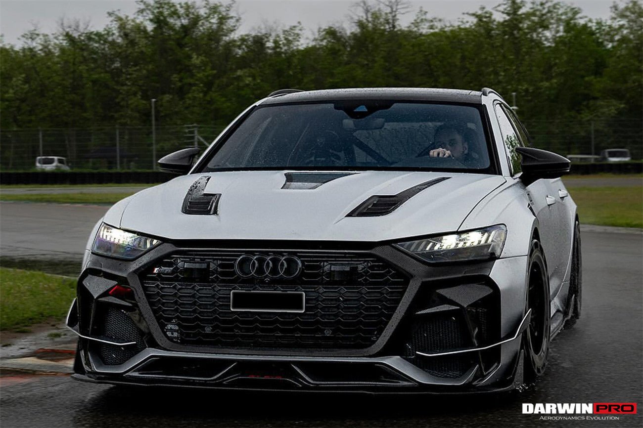 DarwinPRO 2019-UP Audi RS6 Avant C8 & RS7 Quattro IMP Performance Front Bumper - DarwinPRO Aerodynamics