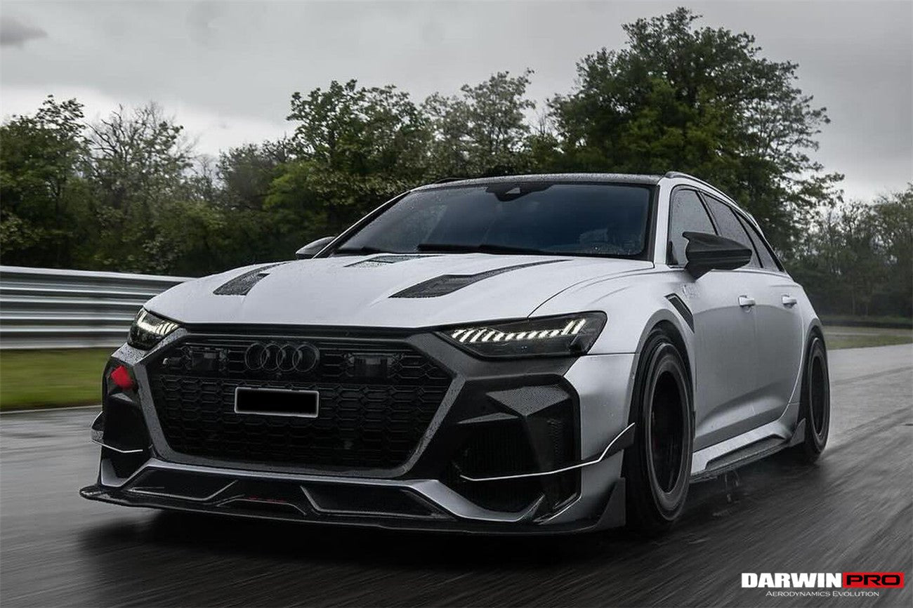 DarwinPRO 2019-UP Audi RS6 Avant C8 & RS7 Quattro IMP Performance Front Bumper - DarwinPRO Aerodynamics