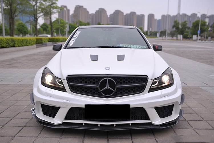 DarwinPRO 2012-2014 Mercedes Benz W204 C Class Sedan BKSS Style Wide Full Body Kit - DarwinPRO Aerodynamics