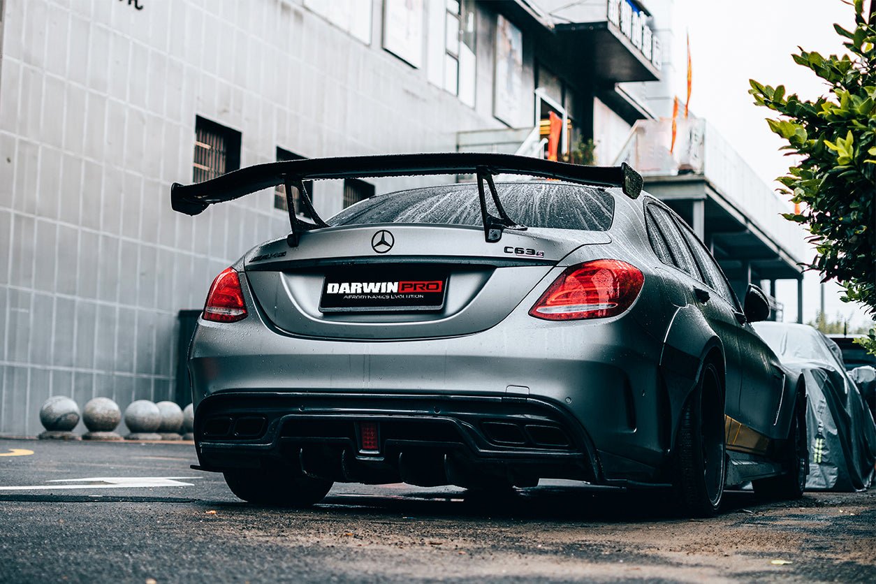 2015-2021 Mercedes Benz C-Class W205 Sedan IMP Performance Carbon Fiber Trunk Spoiler - DarwinPRO Aerodynamics