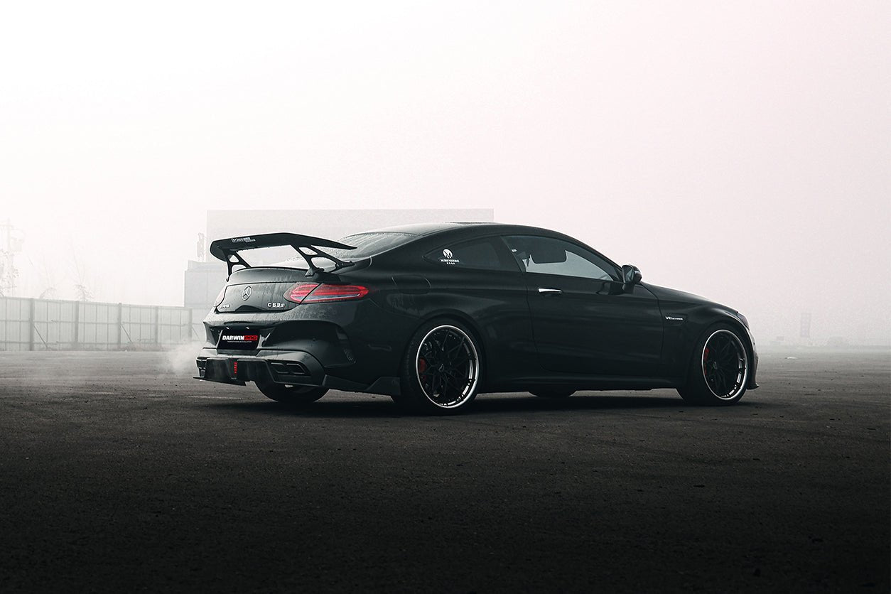 DarwinPRO 2016-2023 Mercedes Benz W205 C Class Coupe IMP Design Rear Bumper | Fit C300, C400, C43AMG - DarwinPRO Aerodynamics