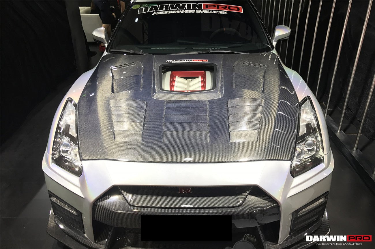 2008-2016 Nissan GTR R35 CBA DBA IMP Performance Carbon Fiber Hood - DarwinPRO Aerodynamics