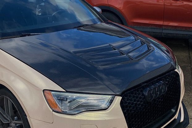 DarwinPRO 2013-2020 Audi S3 A3 RS3 8V Sedan And Sportback BKSS Style Hood - DarwinPRO Aerodynamics