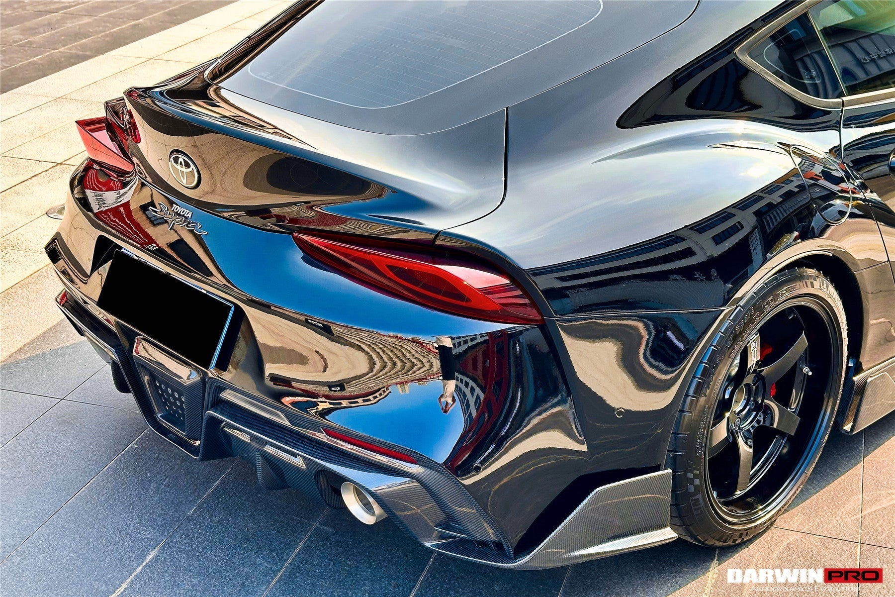 2019-2025 Toyota GR Supra (A90/A91) BKSS Style Carbon Fiber Rear Bumper