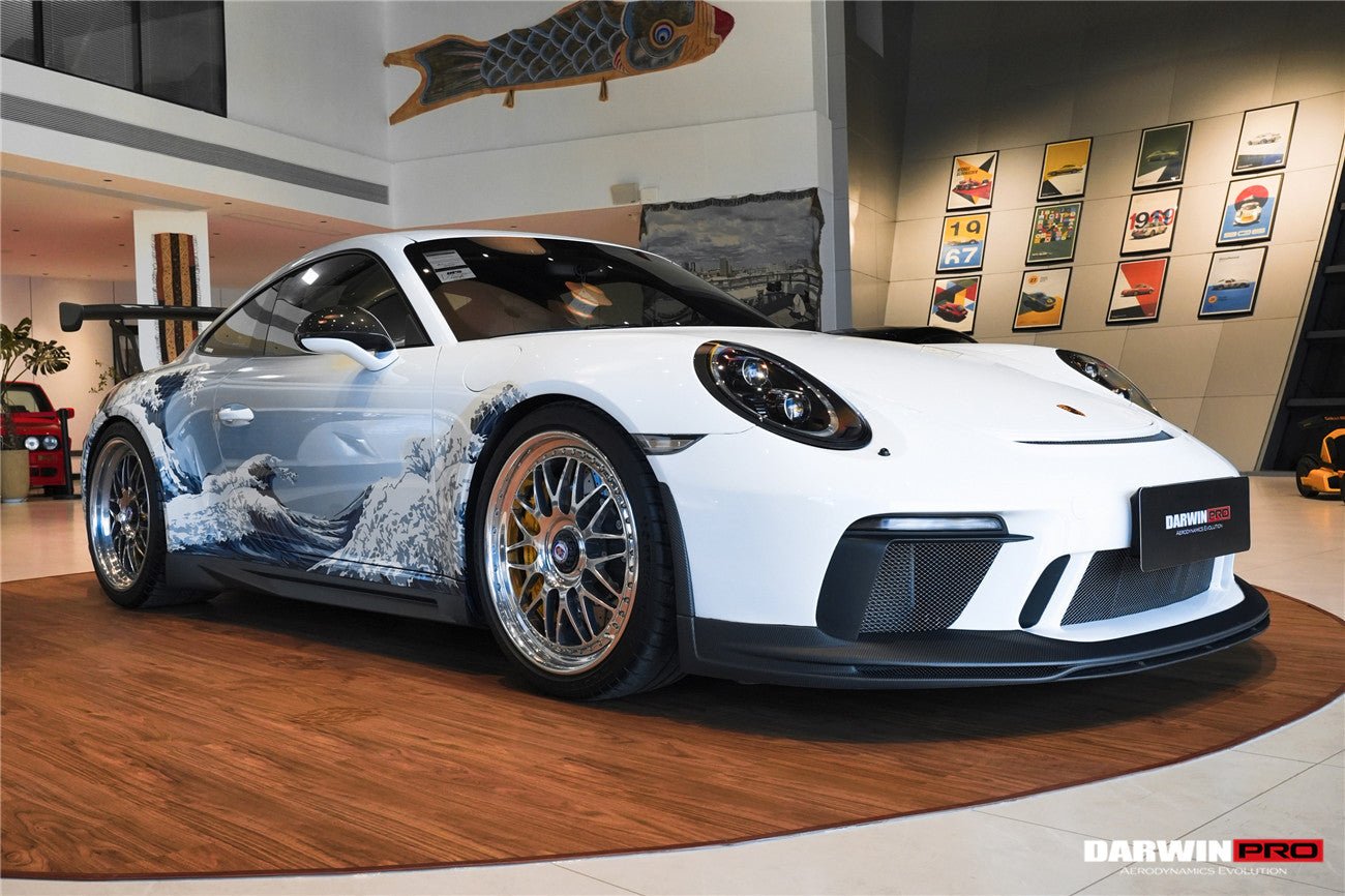 2017 - 2019 Porsche 911 991.2 GT3 Only BKSS Style Carbon Fiber Side Skirts