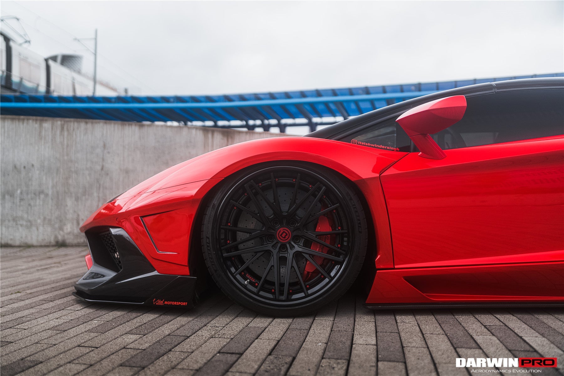 2011 - 2016 Lamborghini Aventador LP700 Coupe SV-BKSSII Style Wide body Carbon Fiber Aero Full Kit