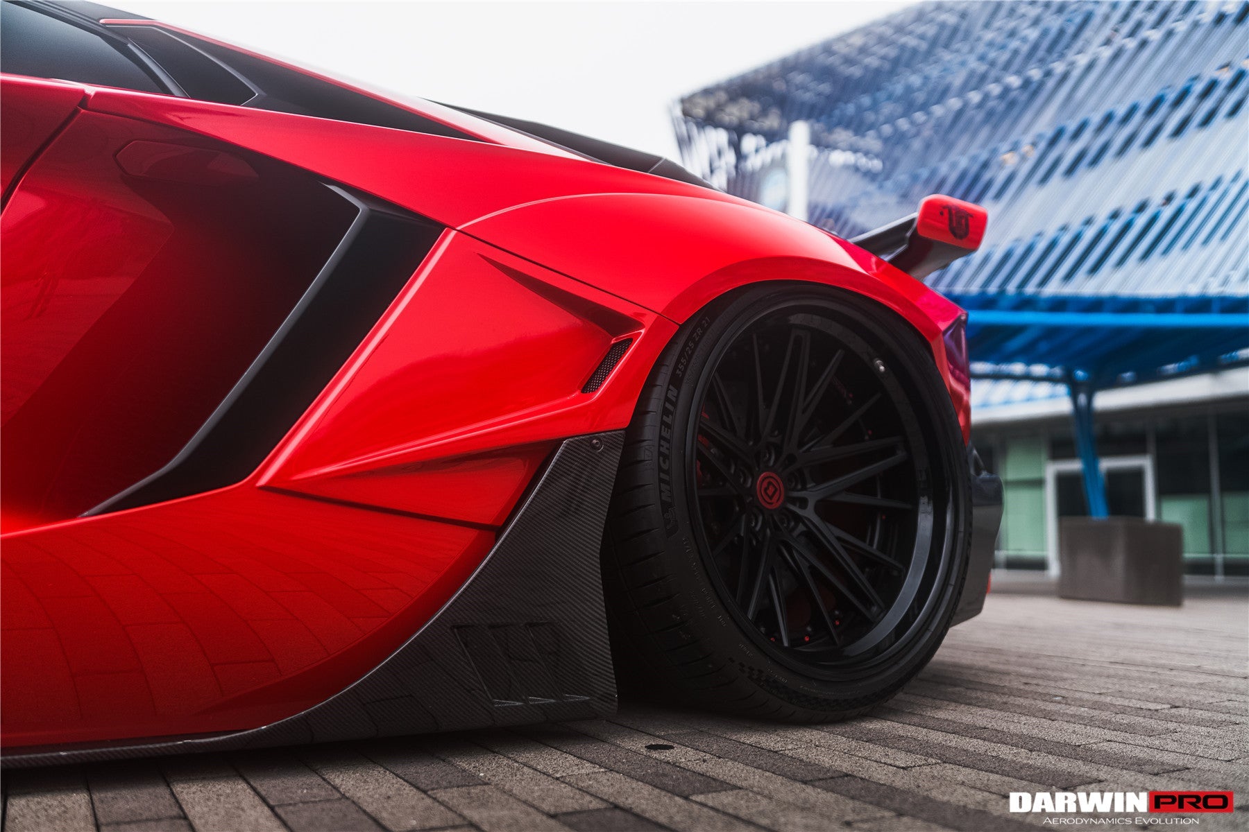 2011 - 2016 Lamborghini Aventador LP700 Coupe SV-BKSSII Style Wide body Carbon Fiber Aero Full Kit