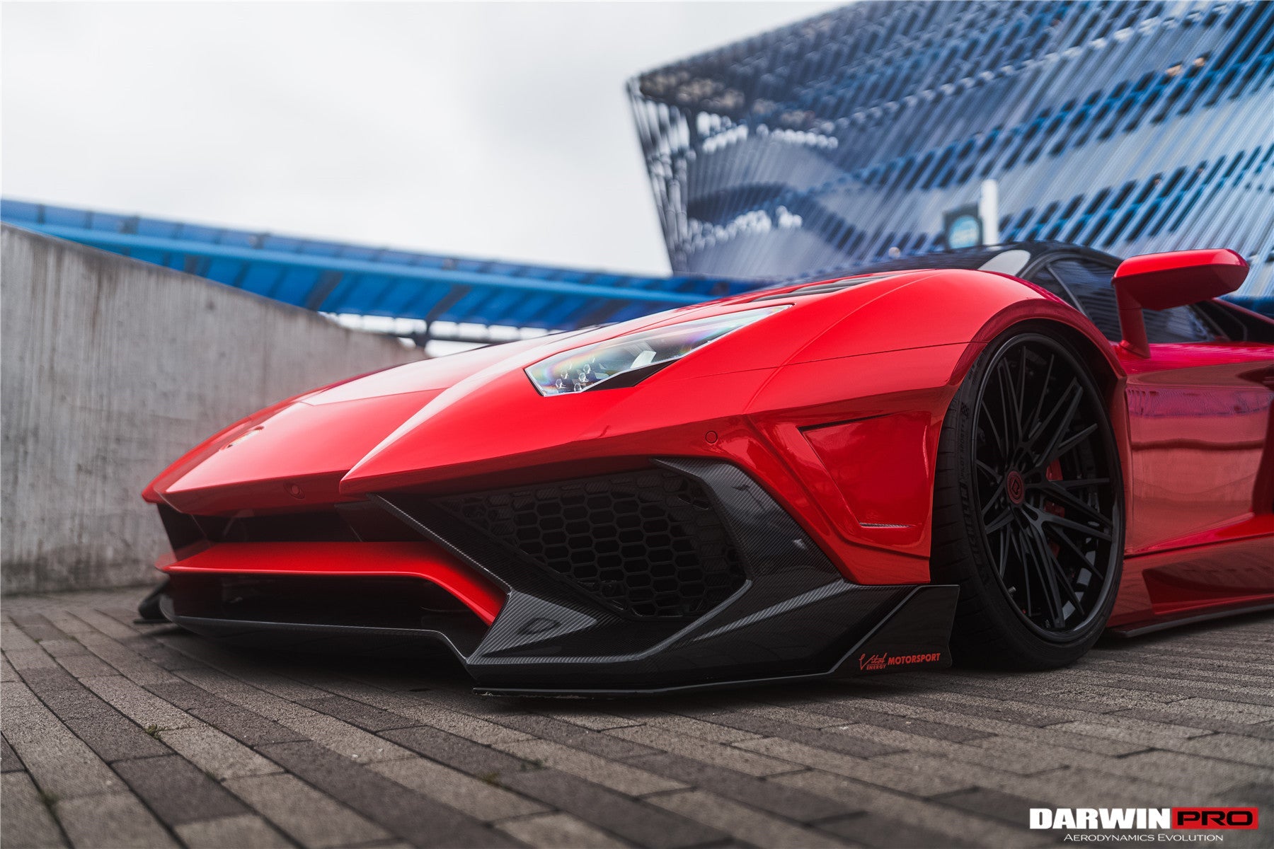 2011 - 2016 Lamborghini Aventador LP700 Coupe SV-BKSSII Style Wide body Carbon Fiber Aero Full Kit