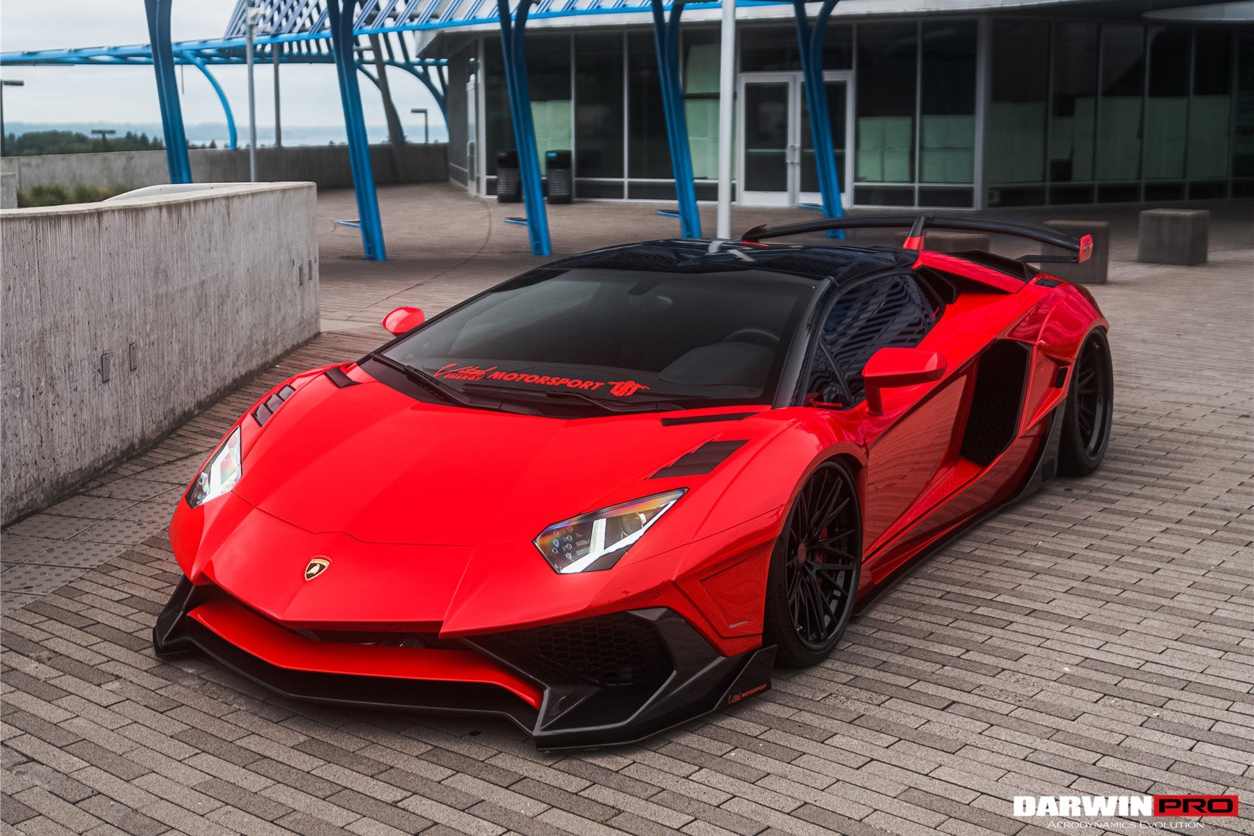 2011 - 2016 Lamborghini Aventador LP700 Coupe SV-BKSSII Style Wide body Carbon Fiber Aero Full Kit