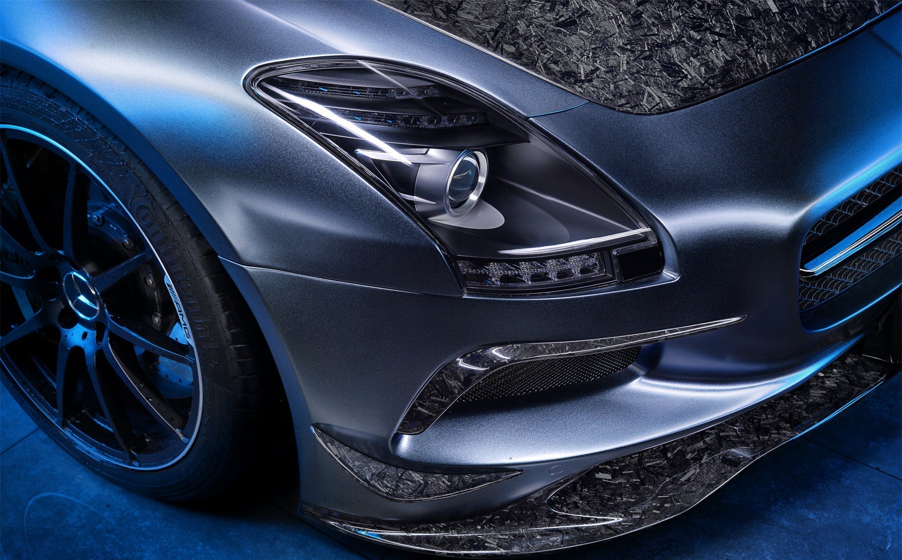 2010 - 2015 Mercedes Benz W197 SLS AMG BKSS Style Front Bumper