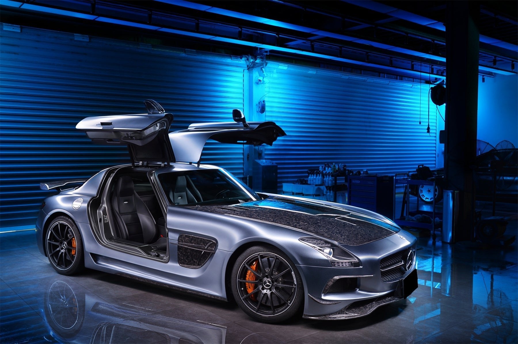 2010 - 2015 Mercedes Benz W197 SLS AMG BKSS Style Full Body Kit (Not Wide Kit)