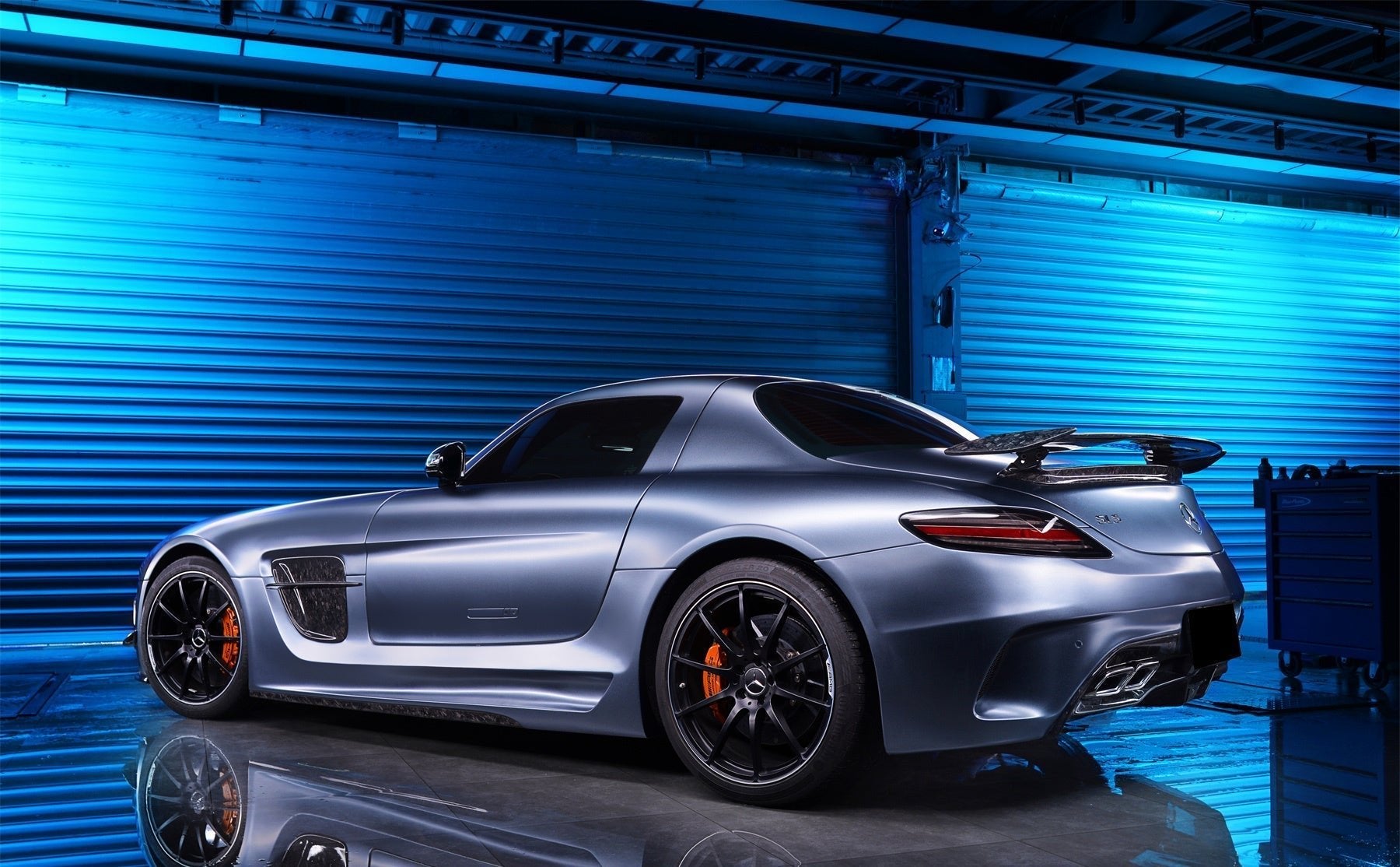 2010 - 2015 Mercedes Benz W197 SLS AMG BKSS Style Carbon Fiber Trunk Spoiler