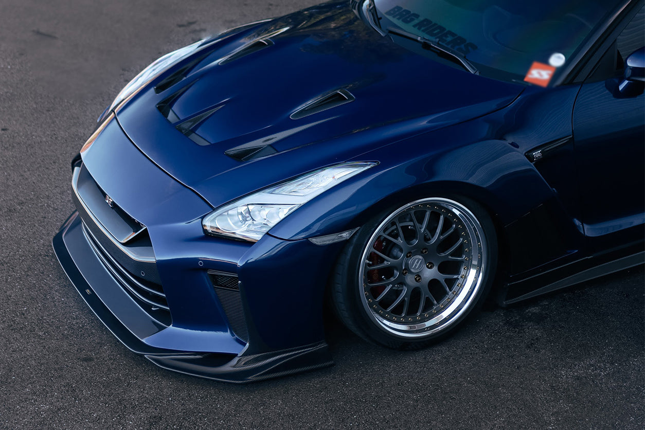 2008 - 2022 Nissan GTR R35 CBA & DBA & EBA BKSSII Style Carbon Fiber Hood
