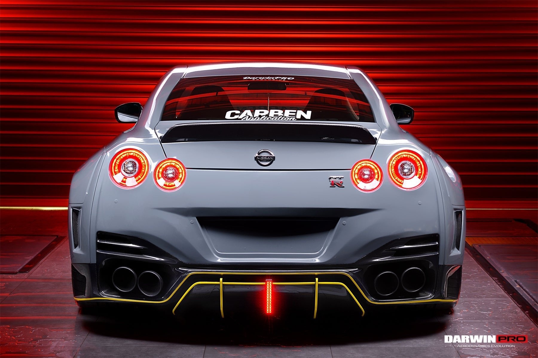 2008 - 2022 Nissan GTR R35 CBA & DBA & EBA BKSSII Style Partial Carbon Fiber Full Wide Body Kit