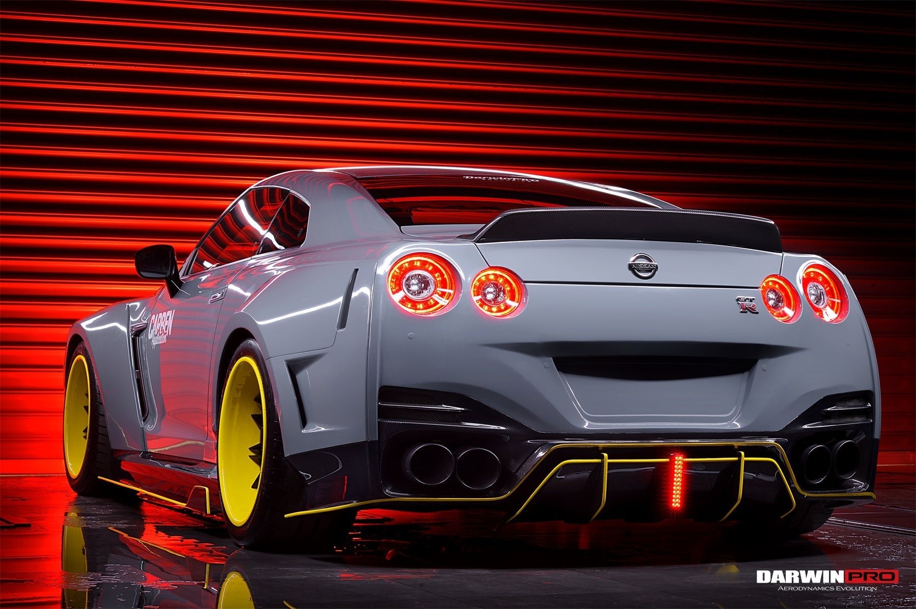 2008 - 2022 Nissan GTR R35 CBA & DBA & EBA BKSSII Style Partial Carbon Fiber Full Wide Body Kit