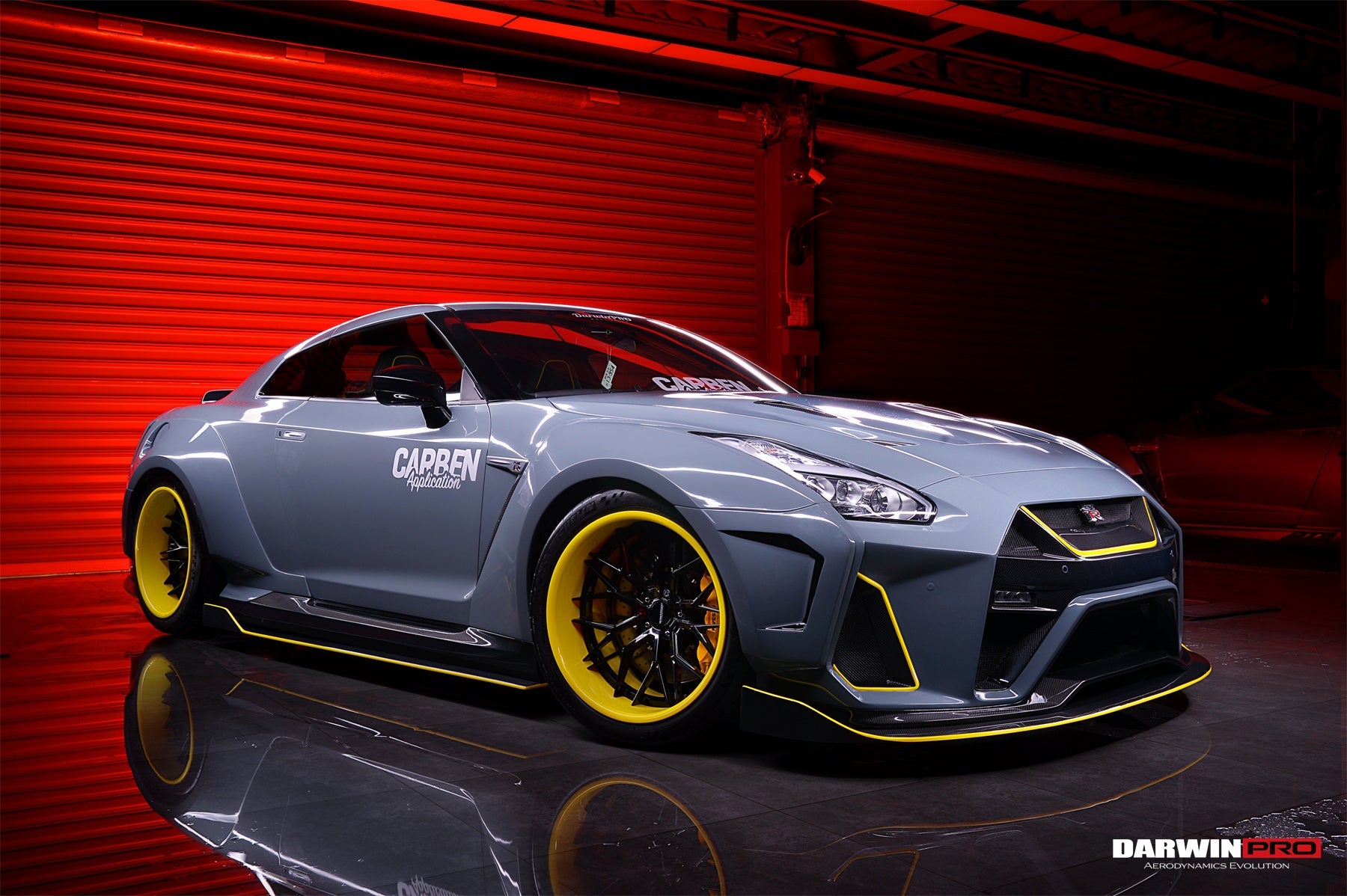 2008 - 2022 Nissan GTR R35 CBA & DBA & EBA BKSSII Style Partial Carbon Fiber Full Wide Body Kit