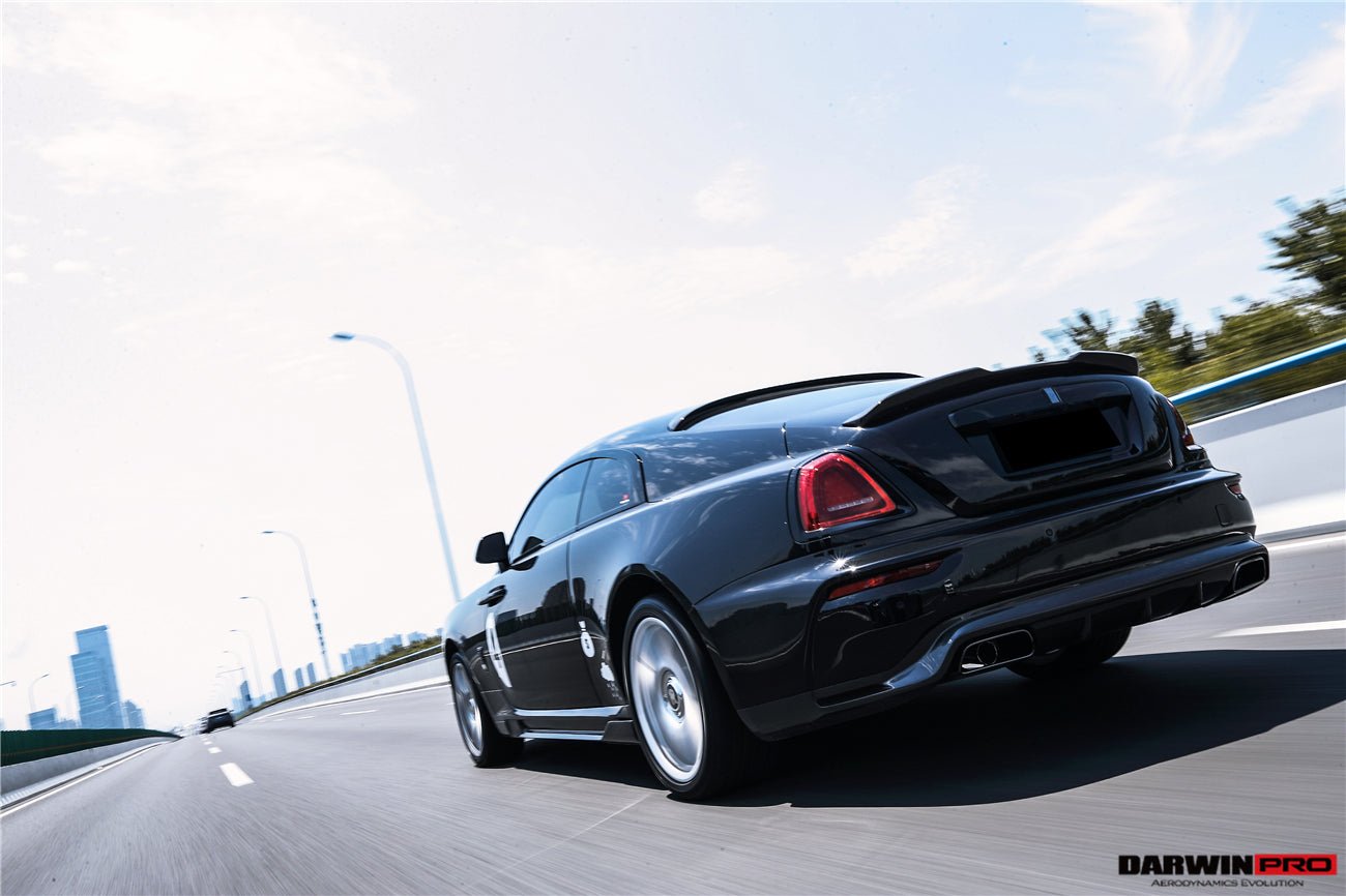 DarwinPRO 2016-2020 Rolls-Royce Wraith & Dawn BKSS Style Partial Carbon Fiber Rear Bumper - DarwinPRO Aerodynamics