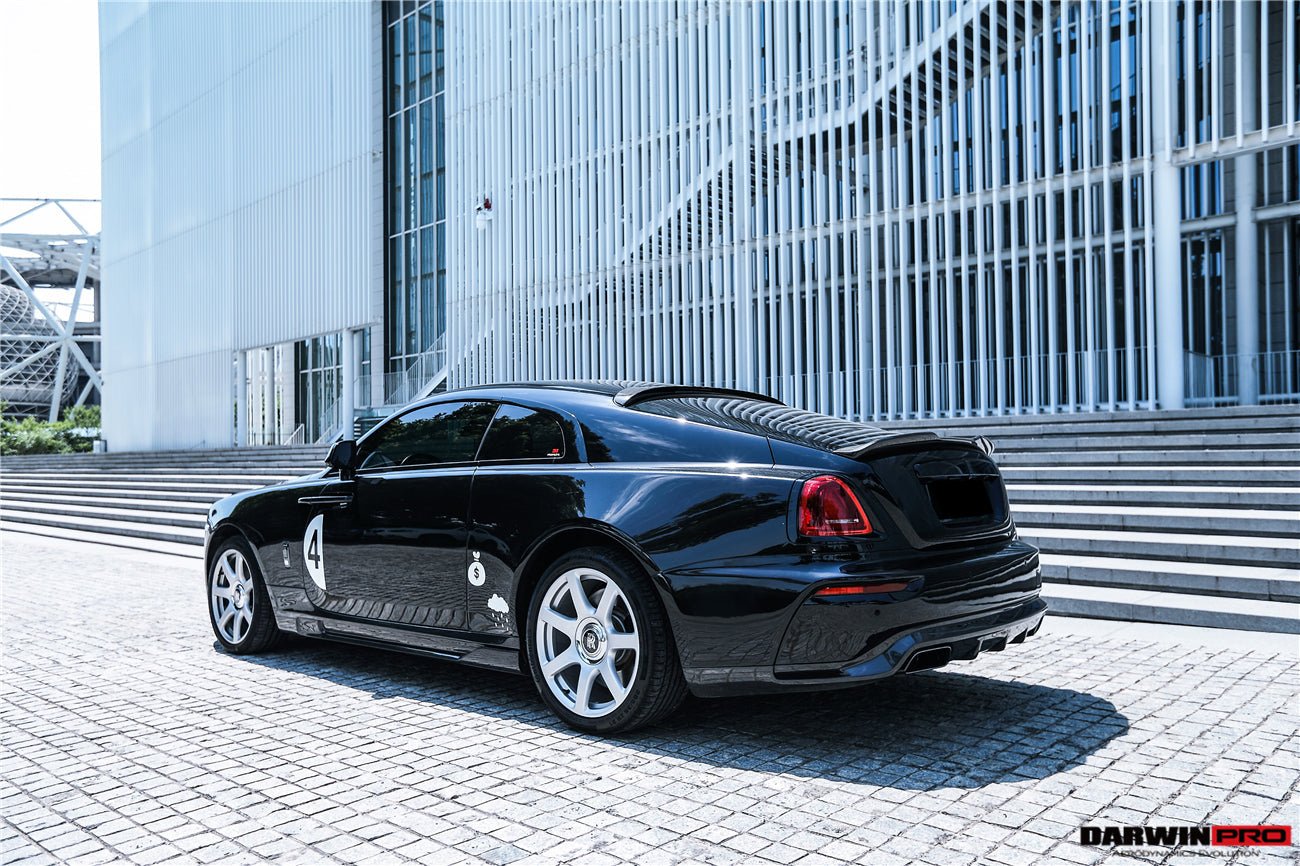DarwinPRO 2016-2020 Rolls-Royce Wraith & Dawn BKSS Style Partial Carbon Fiber Rear Bumper - DarwinPRO Aerodynamics