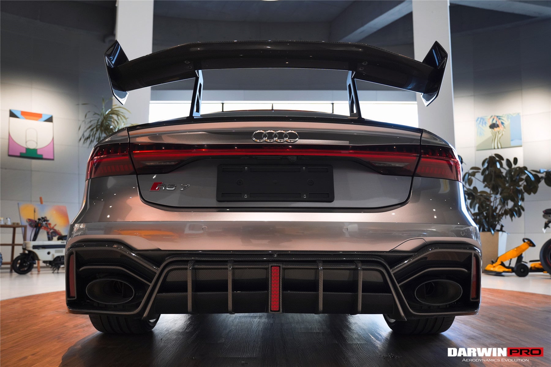 2019 - 2025 Audi RS7 A7 S7 C8 Quattro IMP Performance  Carbon fiber Trunk Spoiler Wing