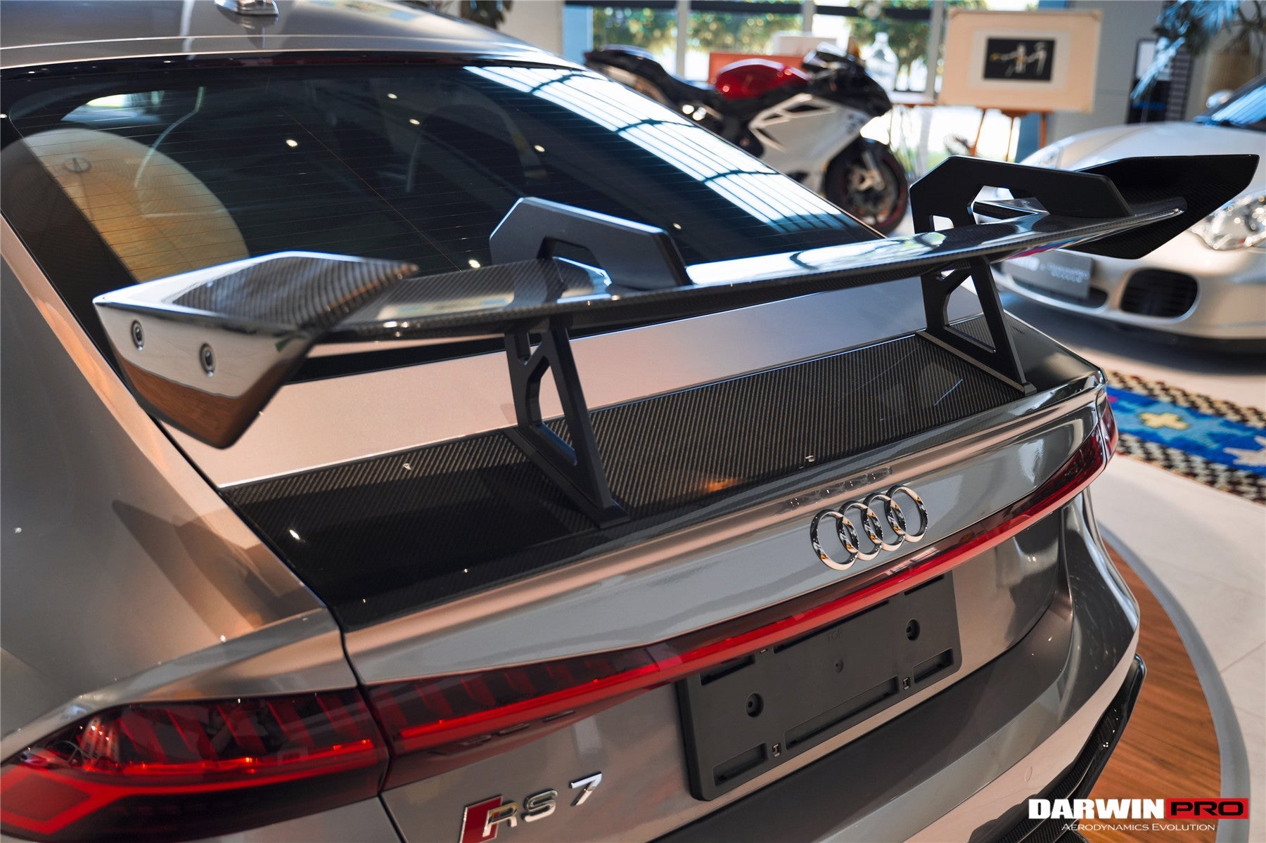 2019 - 2025 Audi RS7 A7 S7 C8 Quattro IMP Performance  Carbon fiber Trunk Spoiler Wing