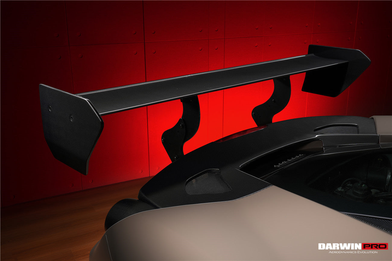 2015 - 2020 Ferrari 488 GTB Challenge Evo Modena Style Rear Bumper With Deck Lid Wing & Diffuser