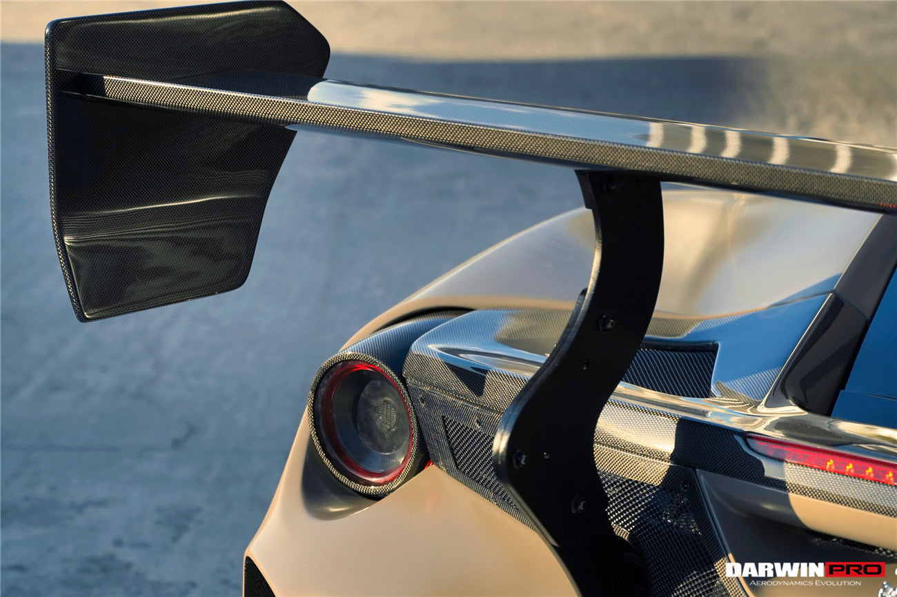 Darwinpro Ferrari 488 GTB Modena Style Rear Bumper & Wing Kit (2015-2020)
