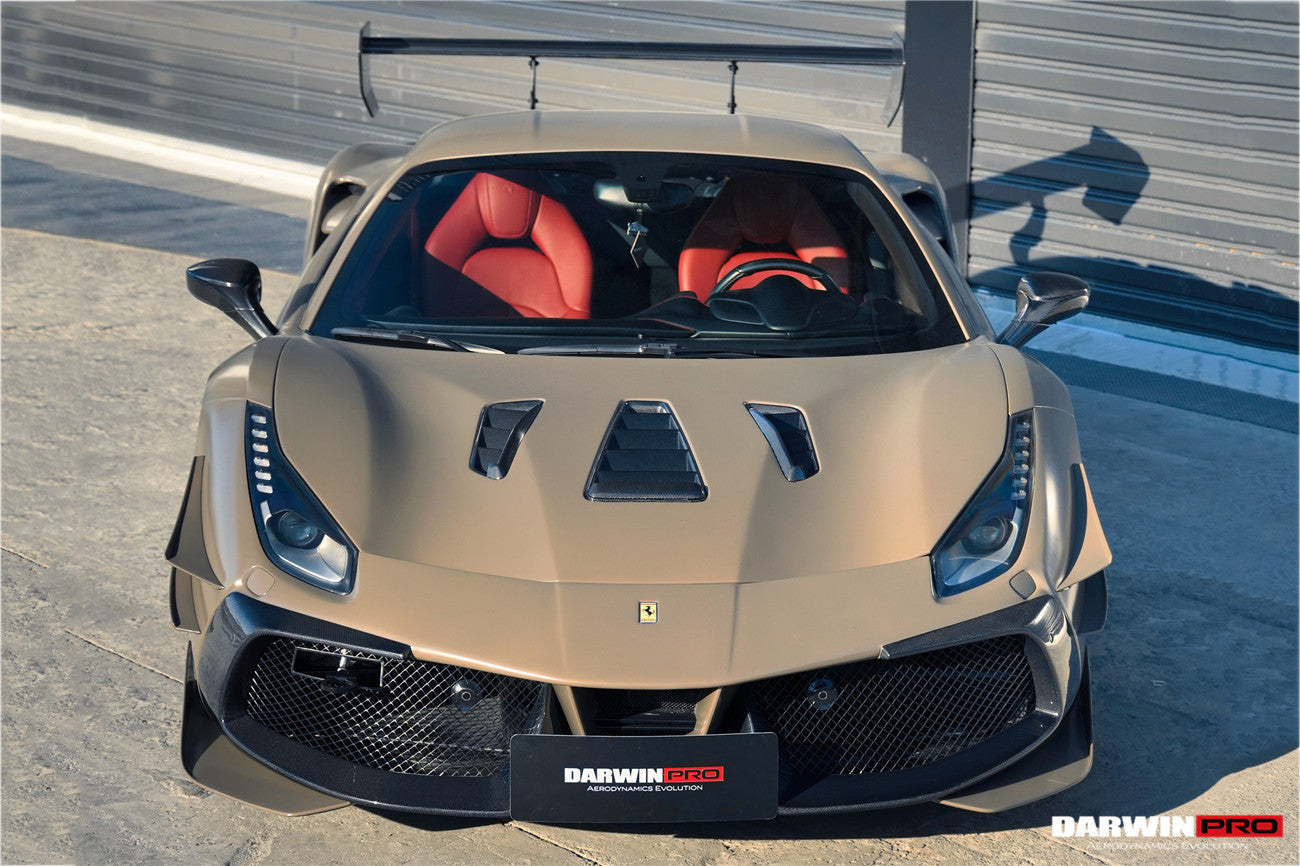 2015 - 2020 Ferrari 488 GTB & Spyder Challenge Evo Modena Style Hood