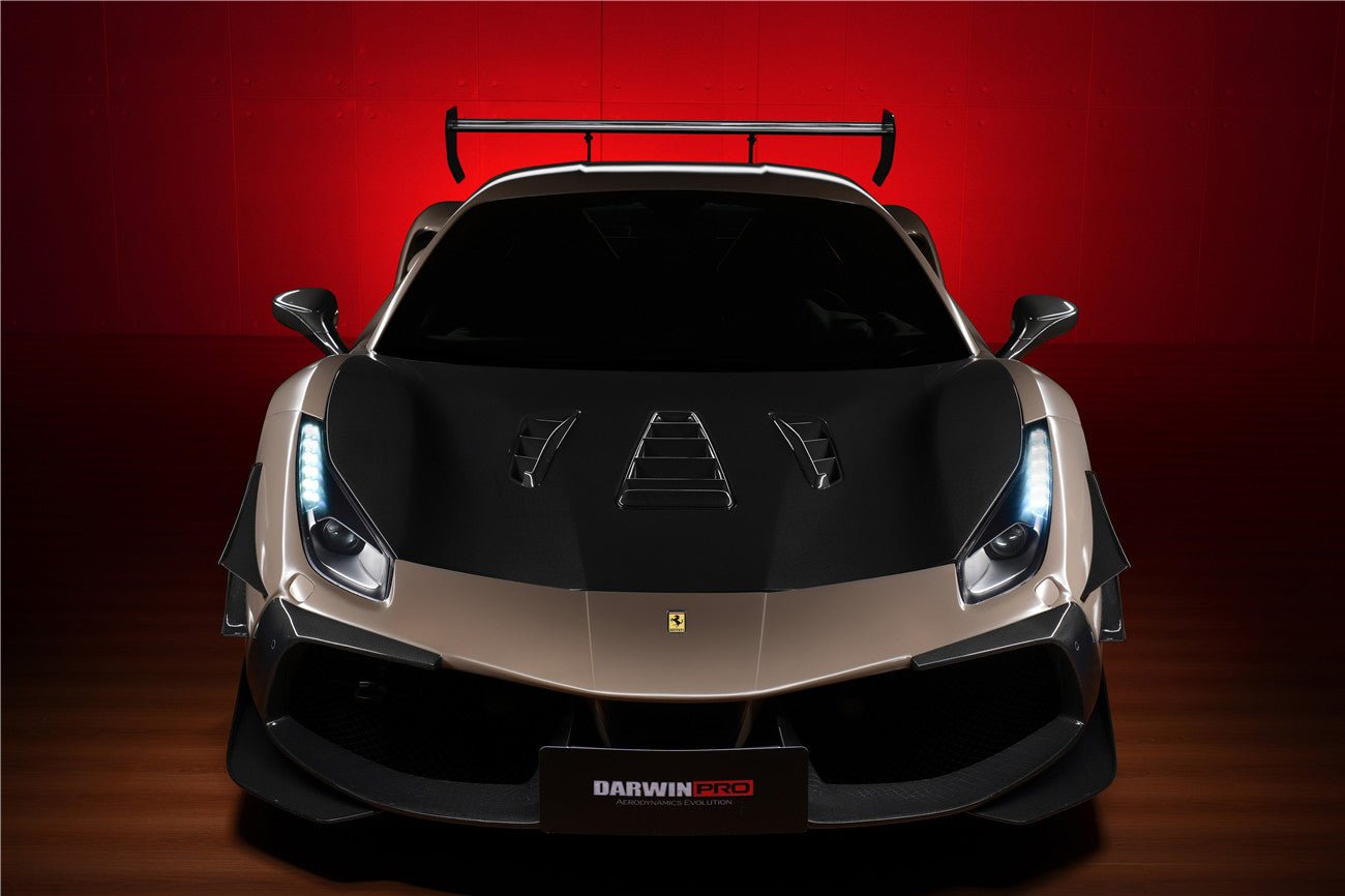 2015 - 2020 Ferrari 488 GTB & Spyder Challenge Evo Modena Style Hood