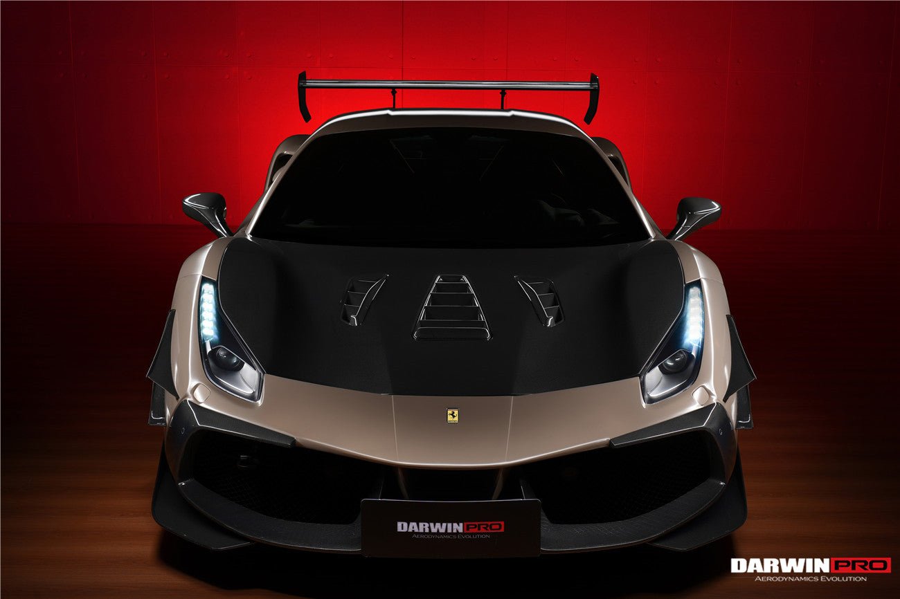 2015 - 2020 Ferrari 488 GTB & Spyder Challenge Evo Modena Style Front Bumper