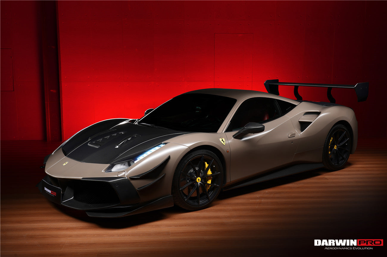 2015 - 2020 Ferrari 488 GTB & Spyder Challenge Evo Modena Style Front Bumper